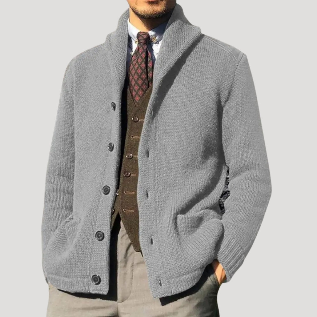 Daniel | Elegant Shawl Collar Cardigan Mens Sweaters