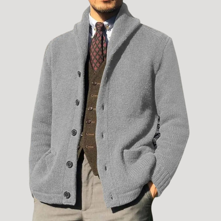 Daniel | Elegant Shawl Collar Cardigan Mens Sweaters