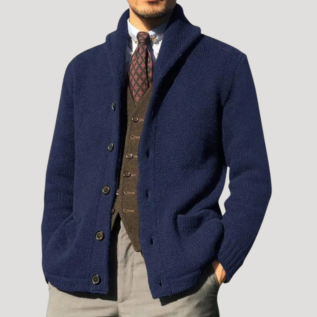 Daniel | Elegant Shawl Collar Cardigan Mens Sweaters