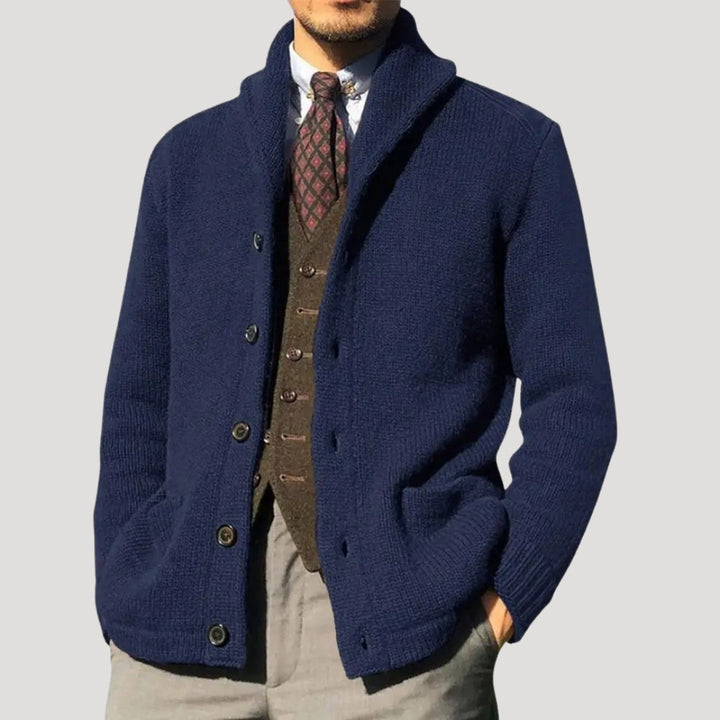 Daniel | Elegant Shawl Collar Cardigan Mens Sweaters