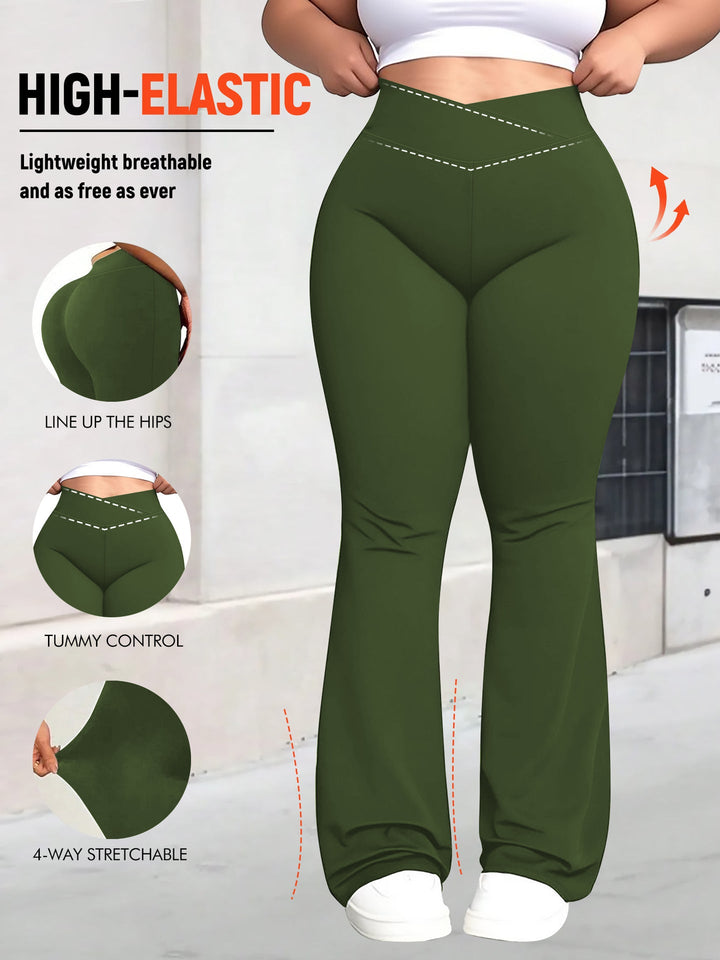 Danielle | Relaxed High-Waisted Flare Leggings with Tummy Control