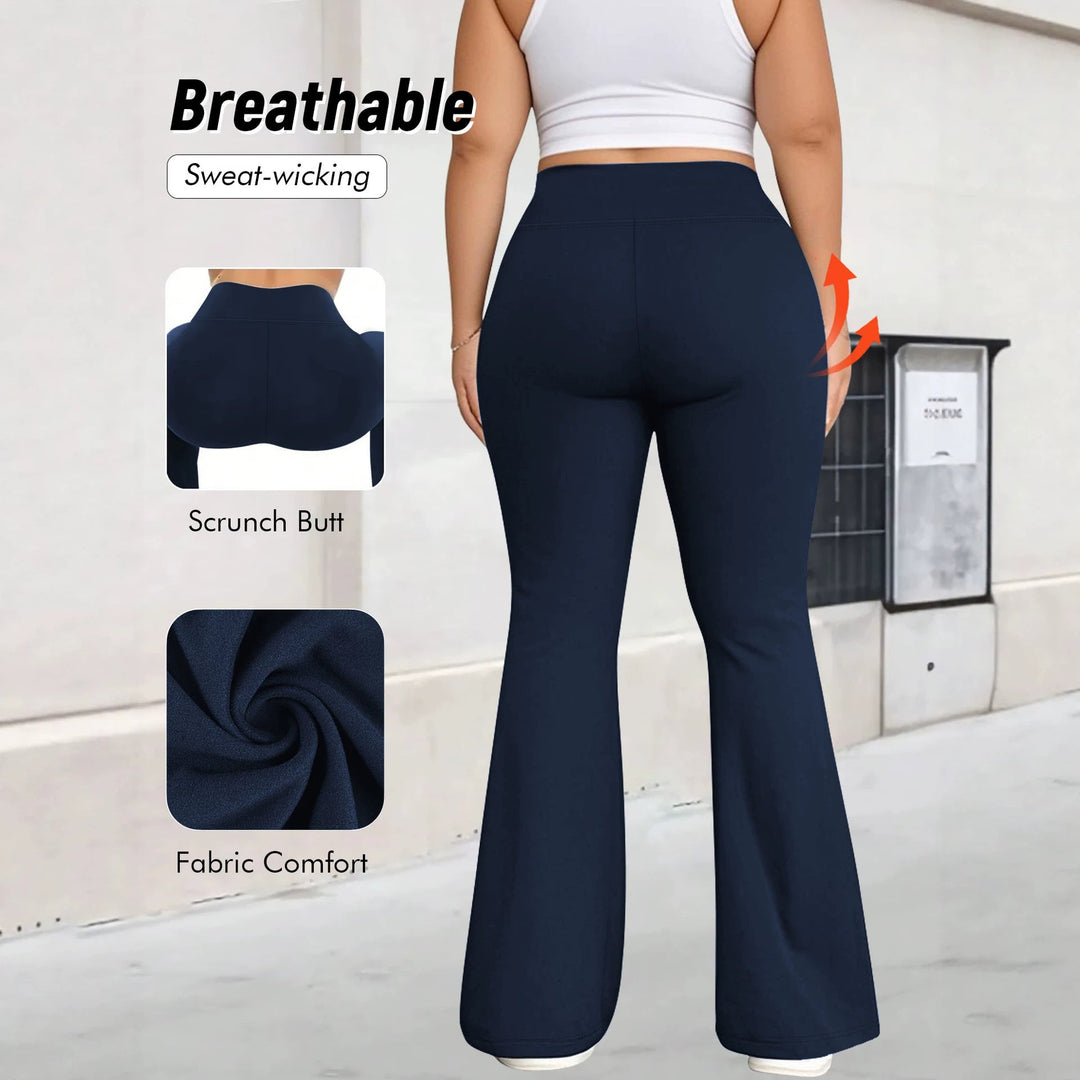 Danielle | Relaxed High-Waisted Flare Leggings with Tummy Control