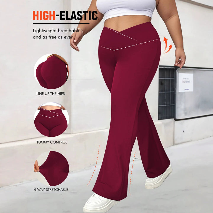 Danielle | Relaxed High-Waisted Flare Leggings with Tummy Control
