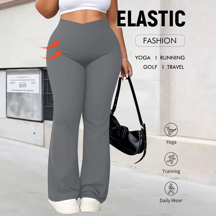 Danielle | Relaxed High-Waisted Flare Leggings with Tummy Control