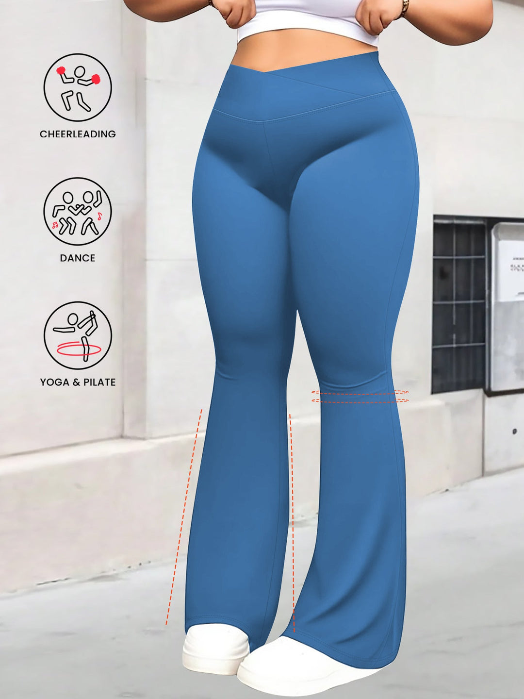 Danielle | Relaxed High-Waisted Flare Leggings with Tummy Control