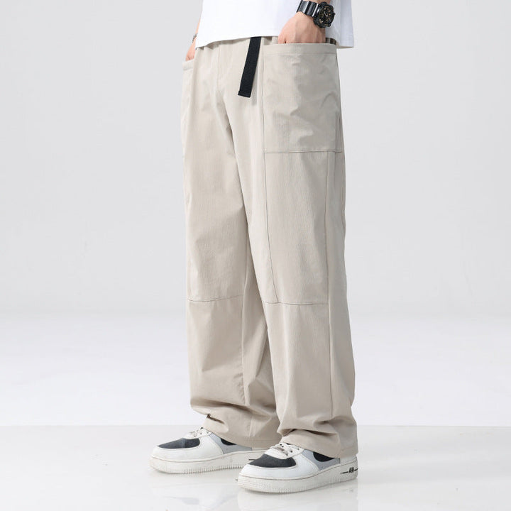 David | Classic Relaxed Fit Wide Leg Cargo Pants