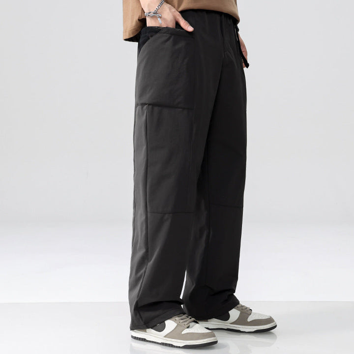 David | Classic Relaxed Fit Wide Leg Cargo Pants