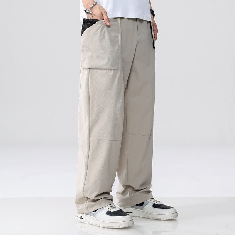 David | Classic Relaxed Fit Wide Leg Cargo Pants