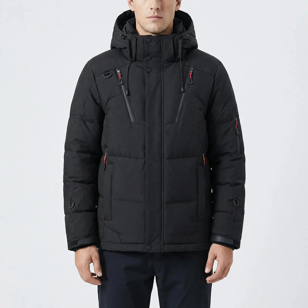 David | Relaxed Hooded Quilted Puffer Jacket