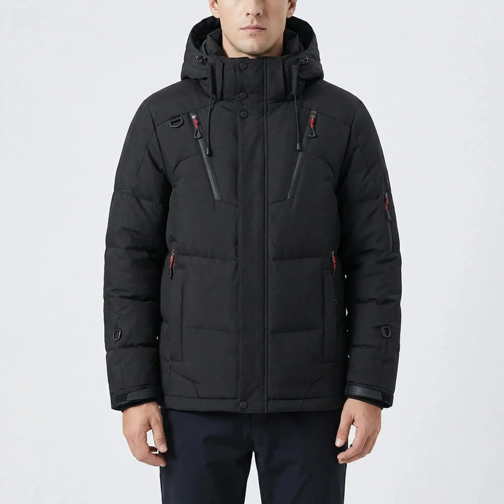 David | Relaxed Hooded Quilted Puffer Jacket