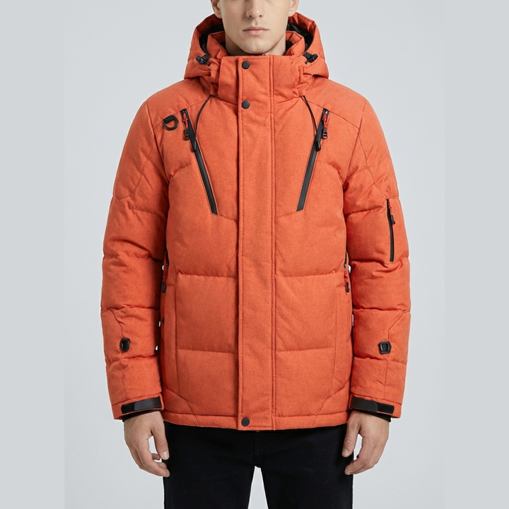 David | Relaxed Hooded Quilted Puffer Jacket