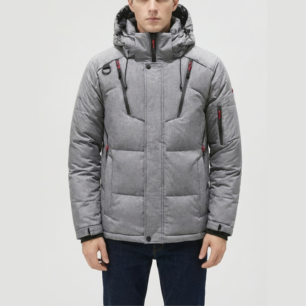 David | Relaxed Hooded Quilted Puffer Jacket