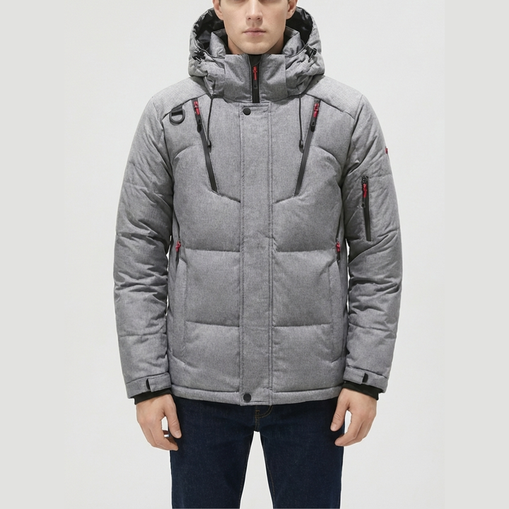 David | Relaxed Hooded Quilted Puffer Jacket