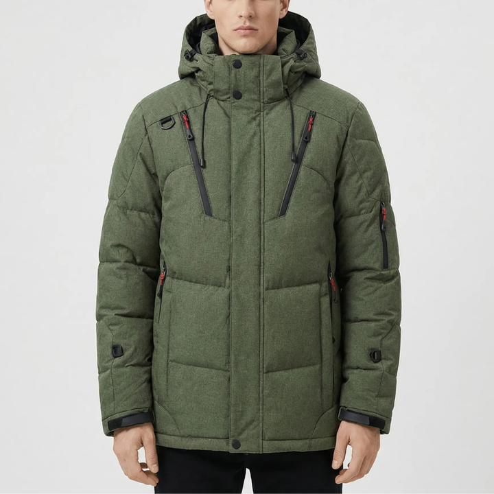 David | Relaxed Hooded Quilted Puffer Jacket