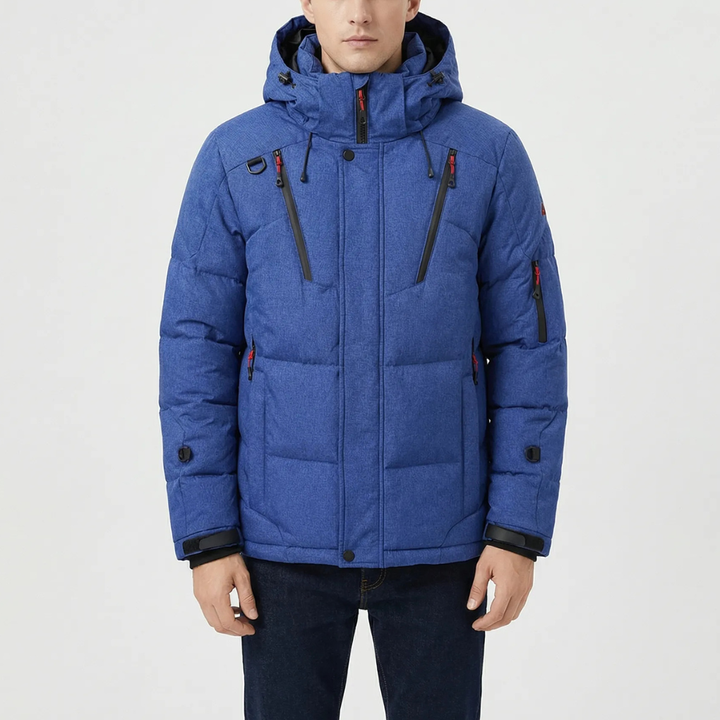 David | Relaxed Hooded Quilted Puffer Jacket