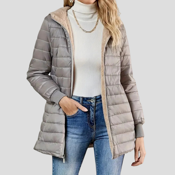 Deborah | Classic Hooded Sherpa-Lined Puffer Jacket