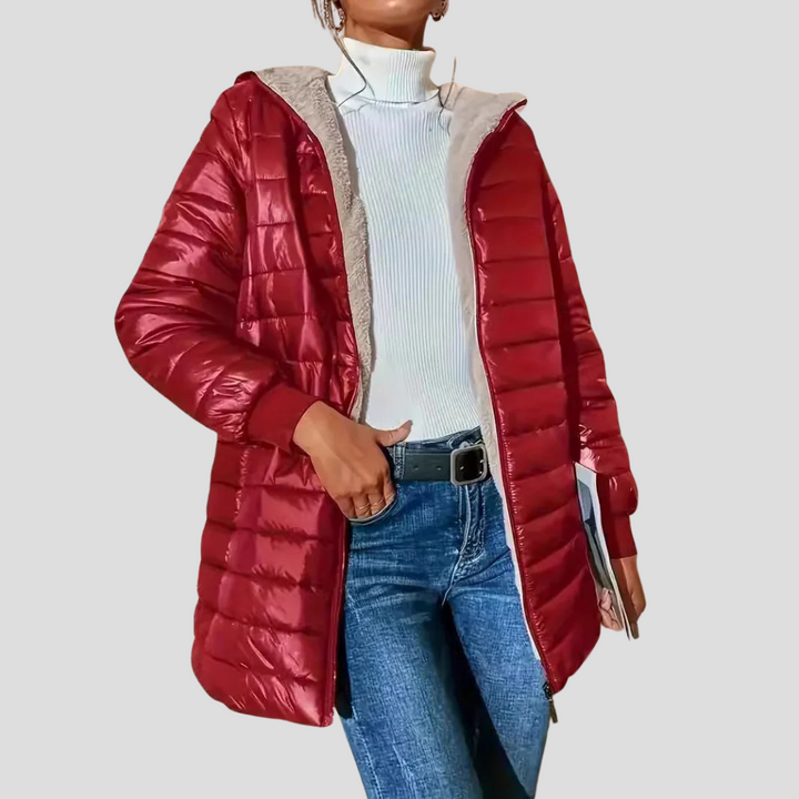Deborah | Classic Hooded Sherpa-Lined Puffer Jacket