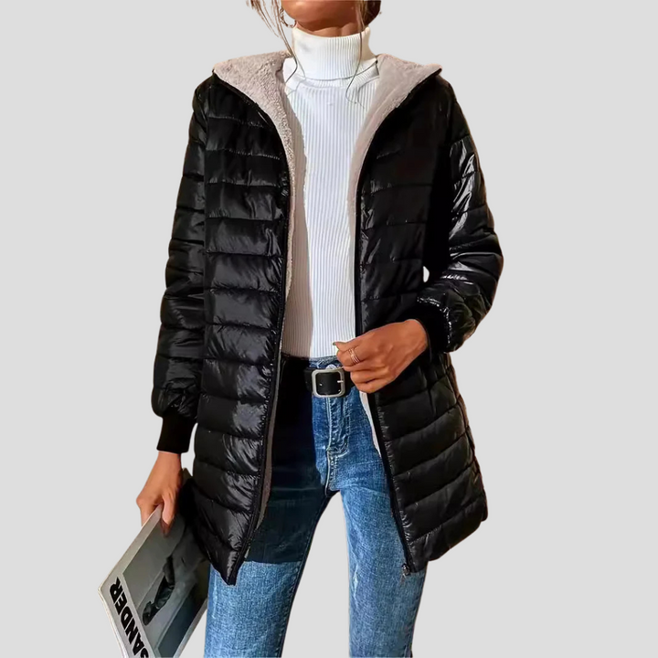 Deborah | Classic Hooded Sherpa-Lined Puffer Jacket