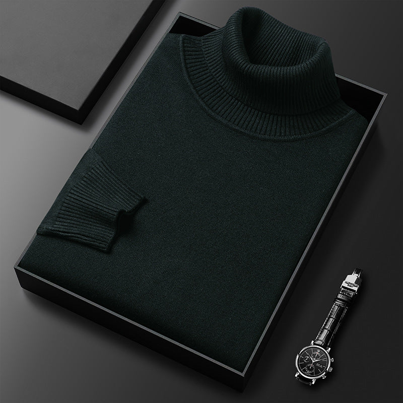 Dennis | Effortless Ribbed Knit Turtleneck Sweater