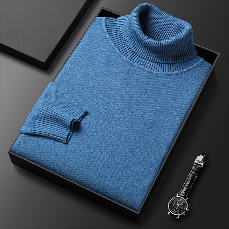 Dennis | Effortless Ribbed Knit Turtleneck Sweater