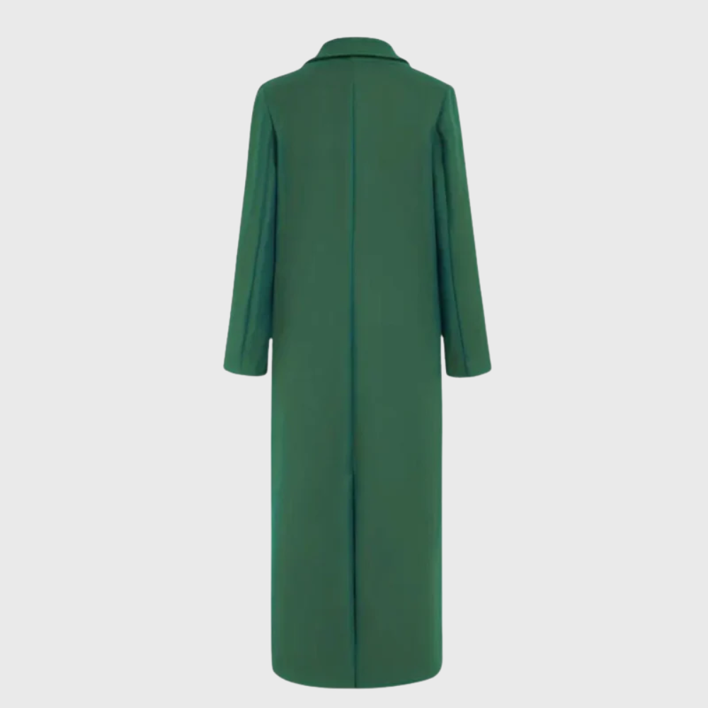 Donna | Sophisticated Double Breasted Long Pea Coat