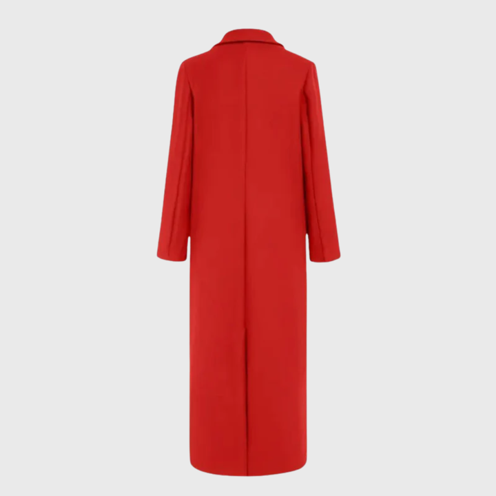 Donna | Sophisticated Double Breasted Long Pea Coat