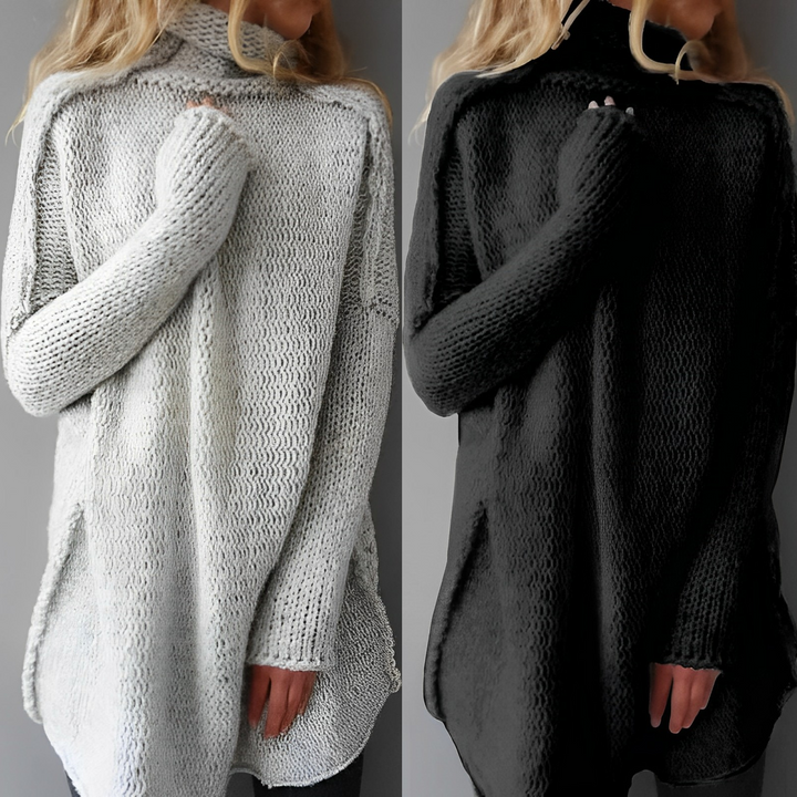 Dorothy | Chic Oversized Turtleneck Knit Sweater
