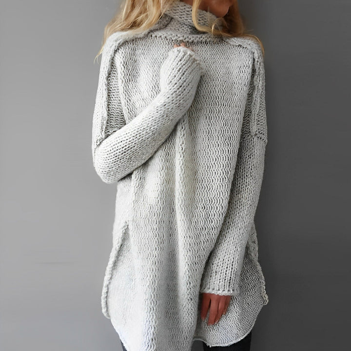 Dorothy | Chic Oversized Turtleneck Knit Sweater