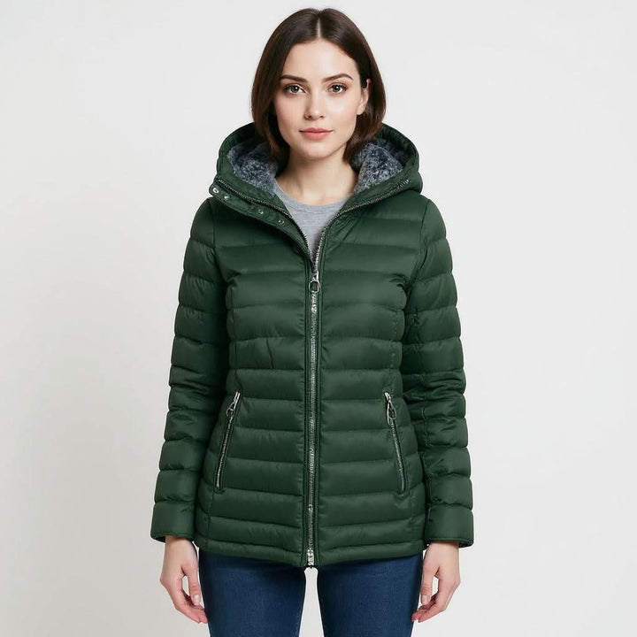 Dorothy | Polished Hooded Puffer Winter Jacket