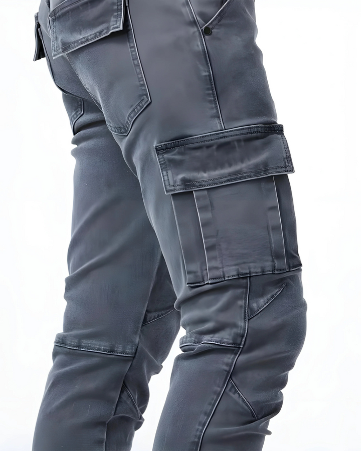 Dylan | Sophisticated Slim Fit Stretch Cargo Pants