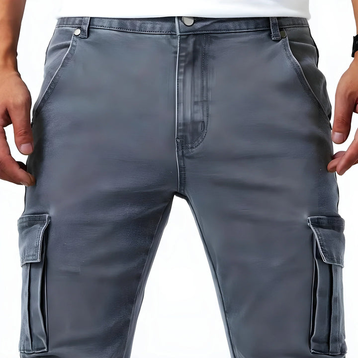 Dylan | Sophisticated Slim Fit Stretch Cargo Pants
