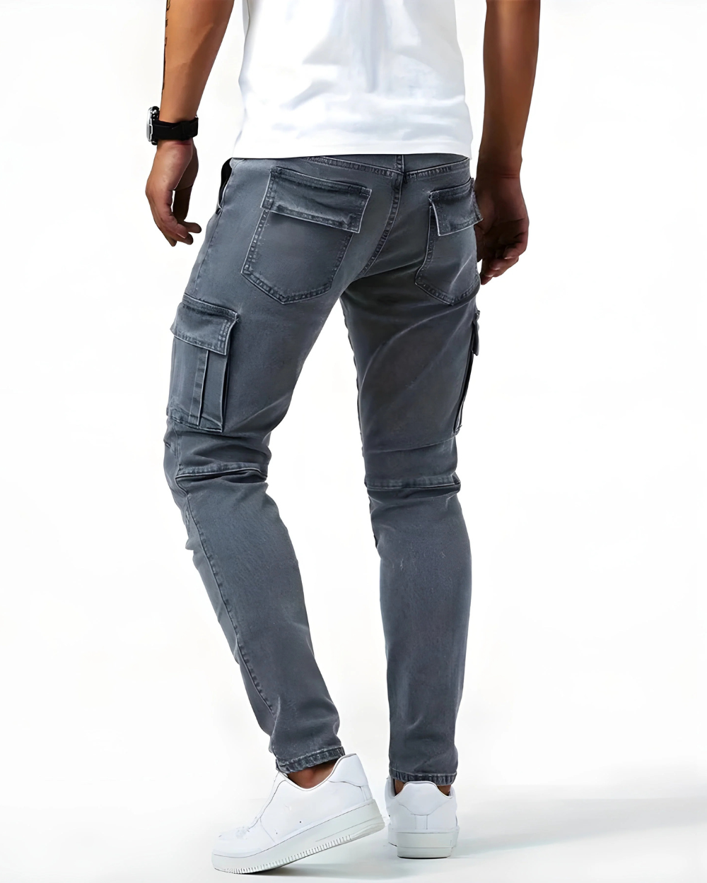 Dylan | Sophisticated Slim Fit Stretch Cargo Pants