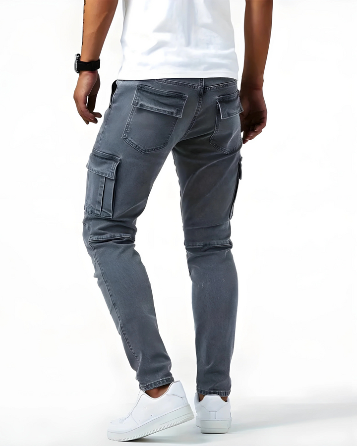 Dylan | Sophisticated Slim Fit Stretch Cargo Pants