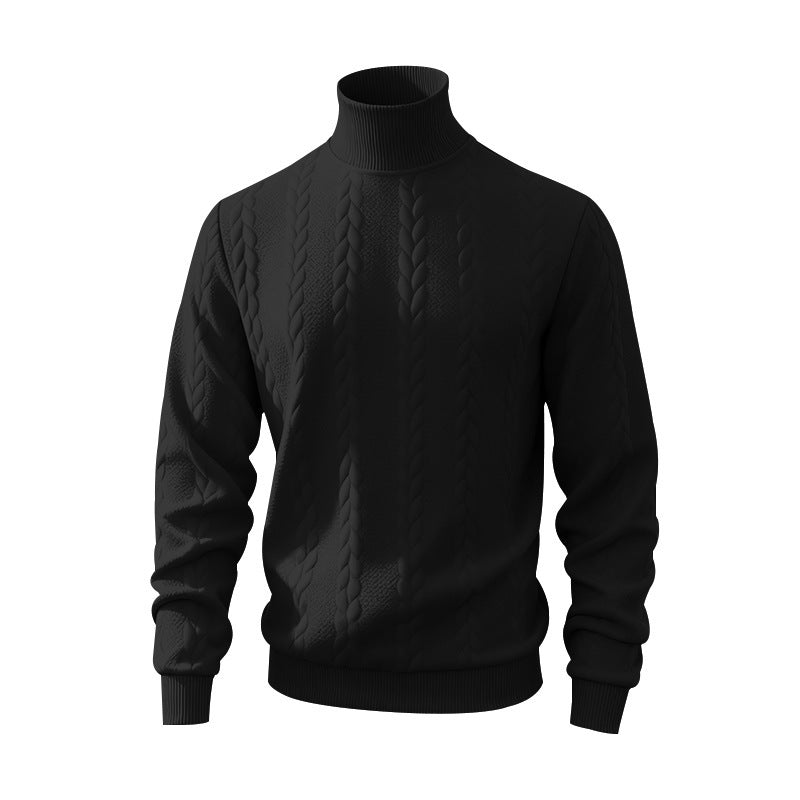 Elijah | Chic Cable Knit Turtleneck Sweater