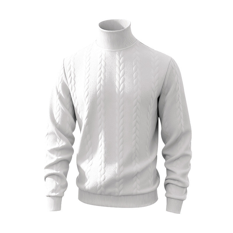 Elijah | Chic Cable Knit Turtleneck Sweater