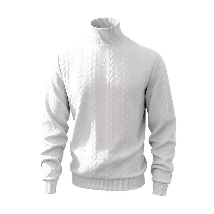 Elijah | Chic Cable Knit Turtleneck Sweater
