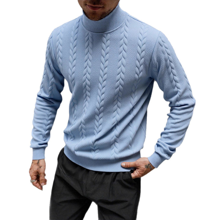 Elijah | Chic Cable Knit Turtleneck Sweater