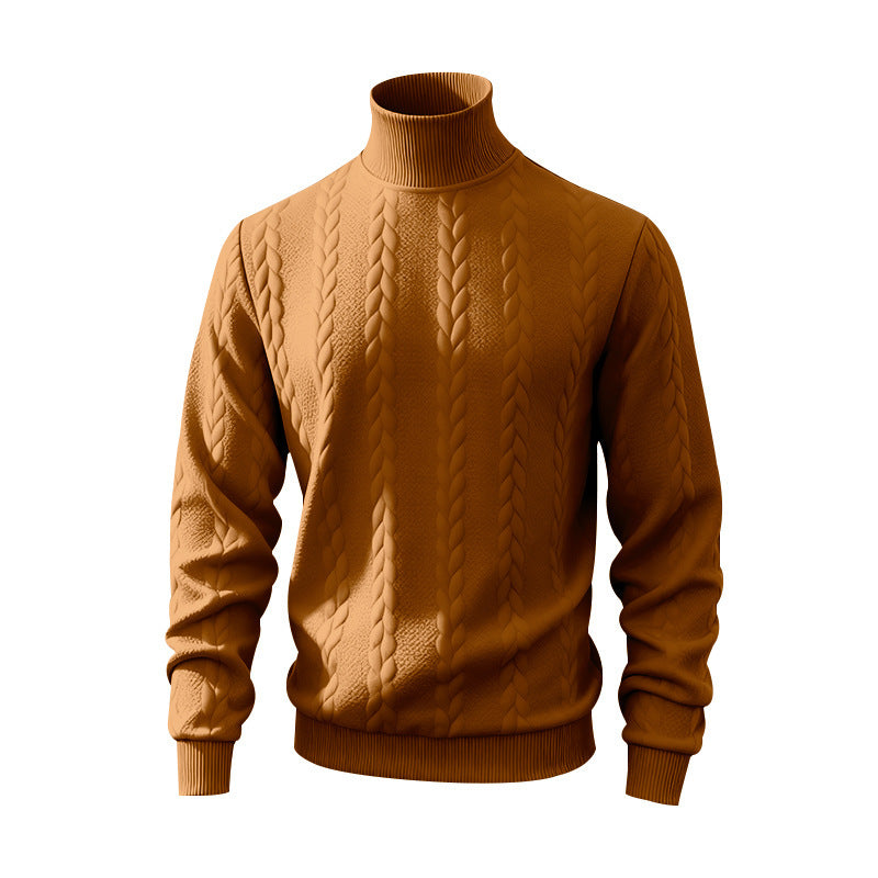 Elijah | Chic Cable Knit Turtleneck Sweater