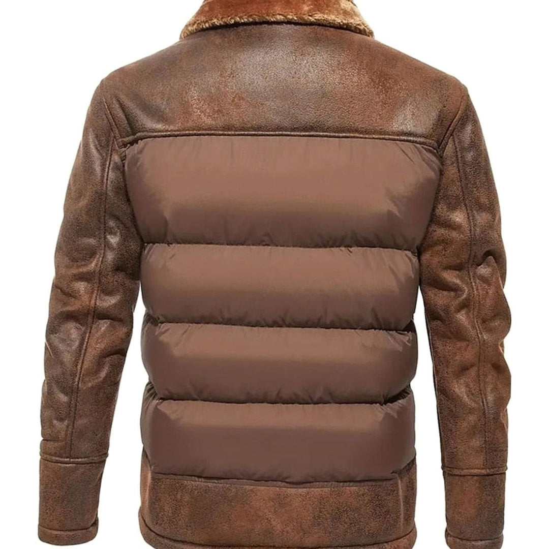 Elijah | Quilted Zip Up Mens Puffer Jacket
