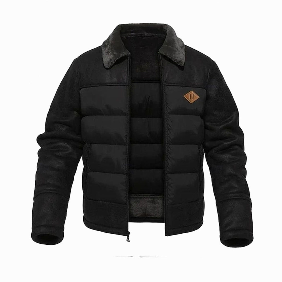 Elijah | Quilted Zip Up Mens Puffer Jacket