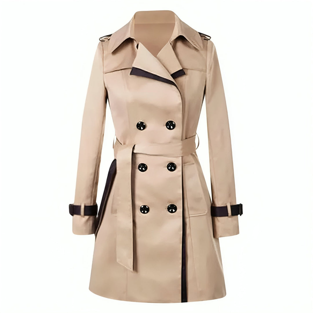 Elizabeth | Classic Belted Double-Breasted Trench Coat