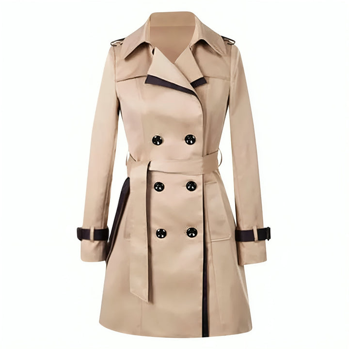 Elizabeth | Classic Belted Double-Breasted Trench Coat