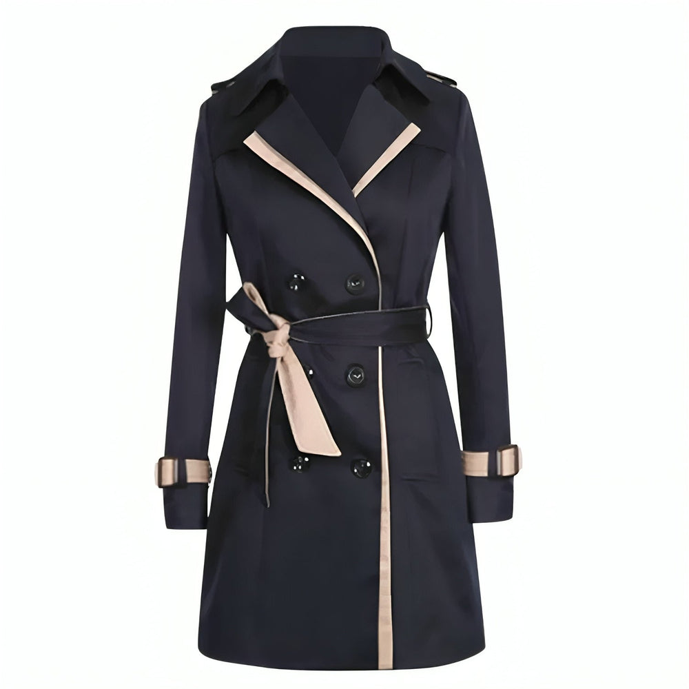 Elizabeth | Classic Belted Double-Breasted Trench Coat
