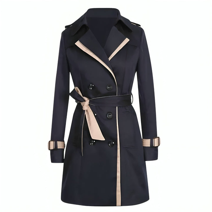 Elizabeth | Classic Belted Double-Breasted Trench Coat