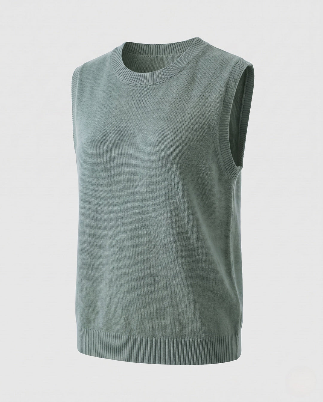 Elizabeth | Cozy Fine Knit Crewneck Sweater Vest