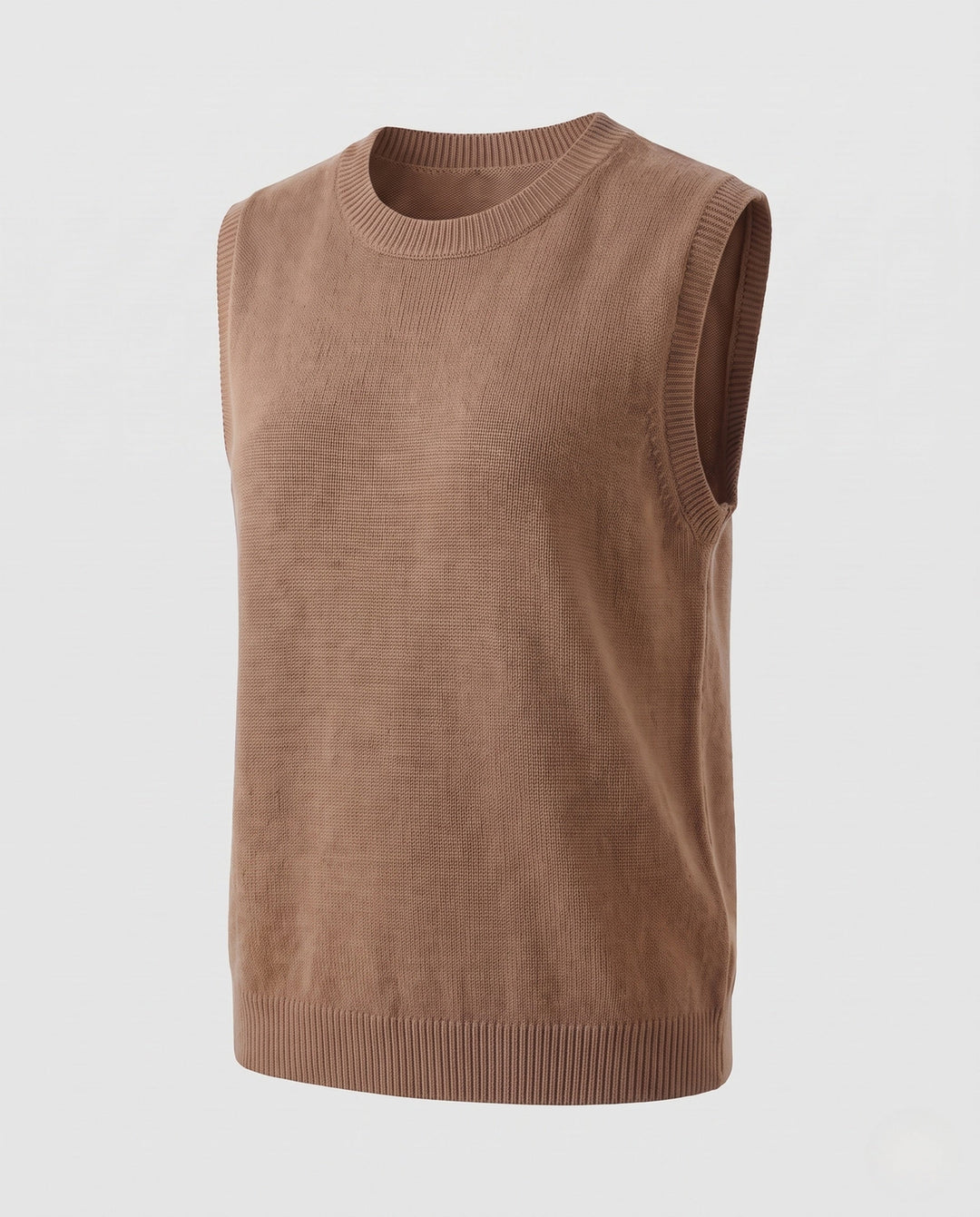Elizabeth | Cozy Fine Knit Crewneck Sweater Vest