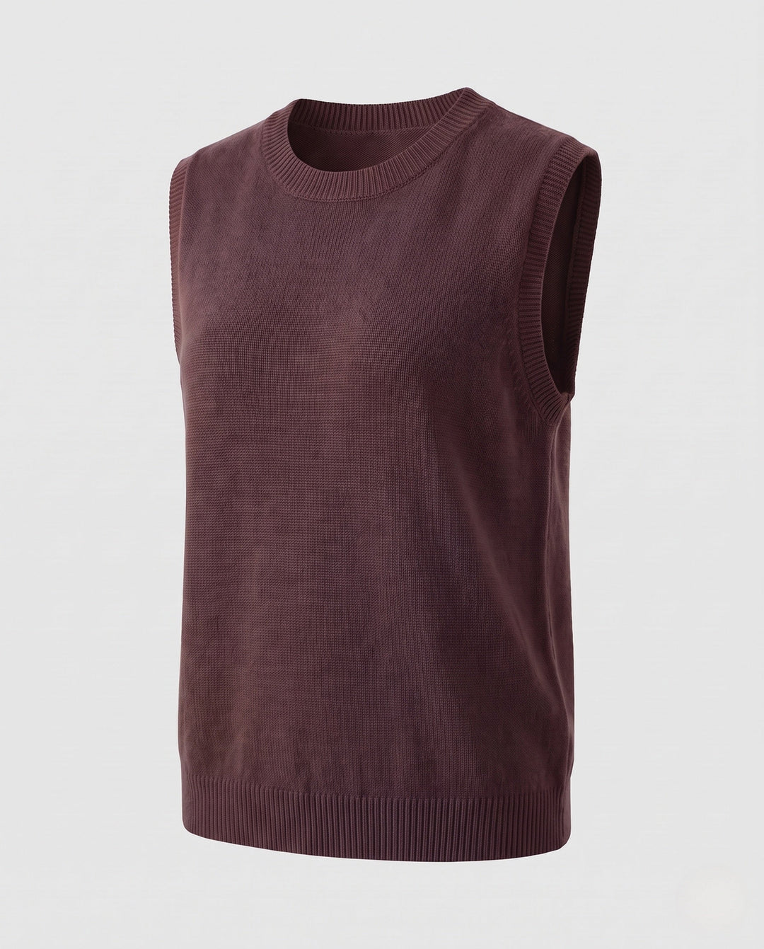 Elizabeth | Cozy Fine Knit Crewneck Sweater Vest