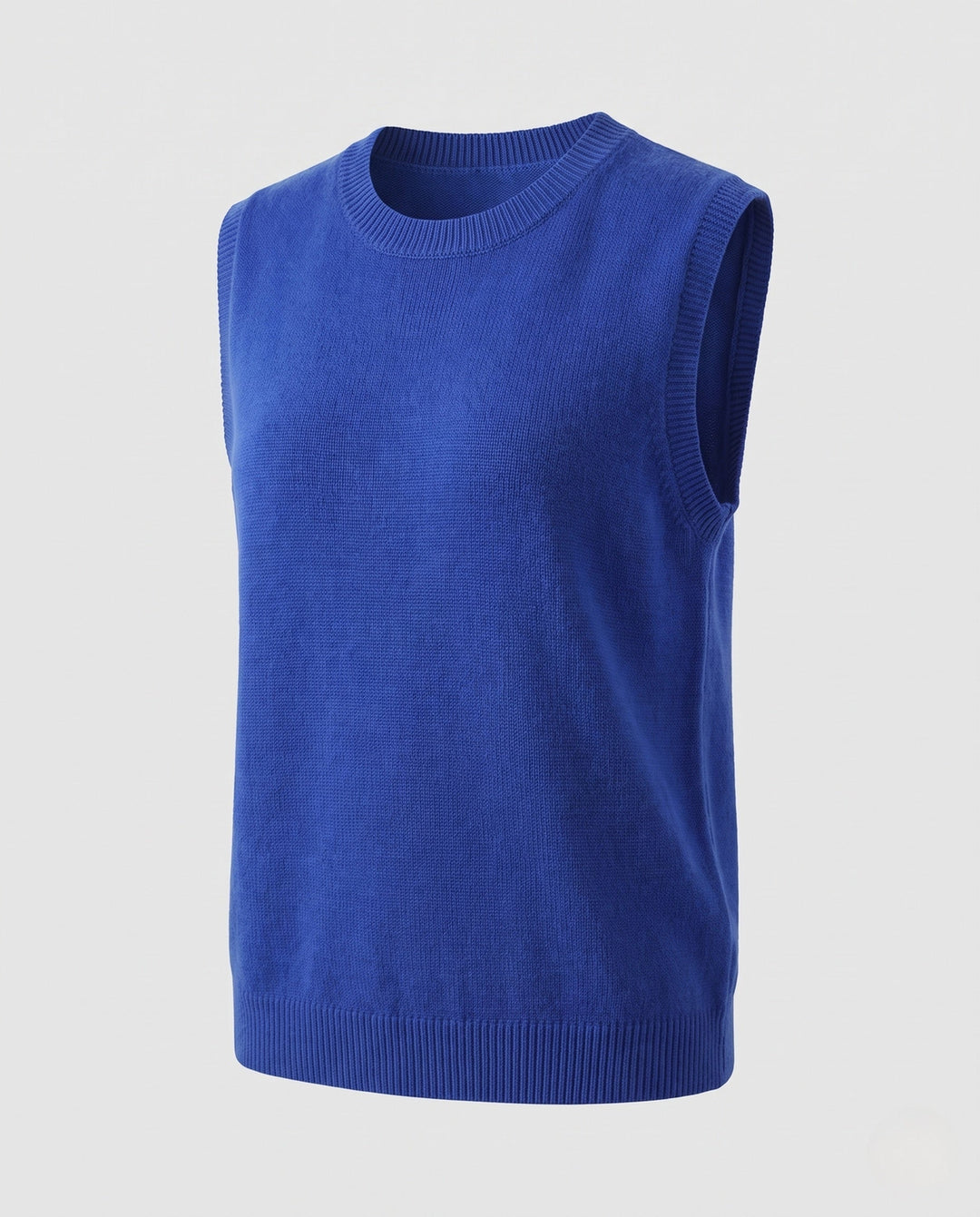 Elizabeth | Cozy Fine Knit Crewneck Sweater Vest