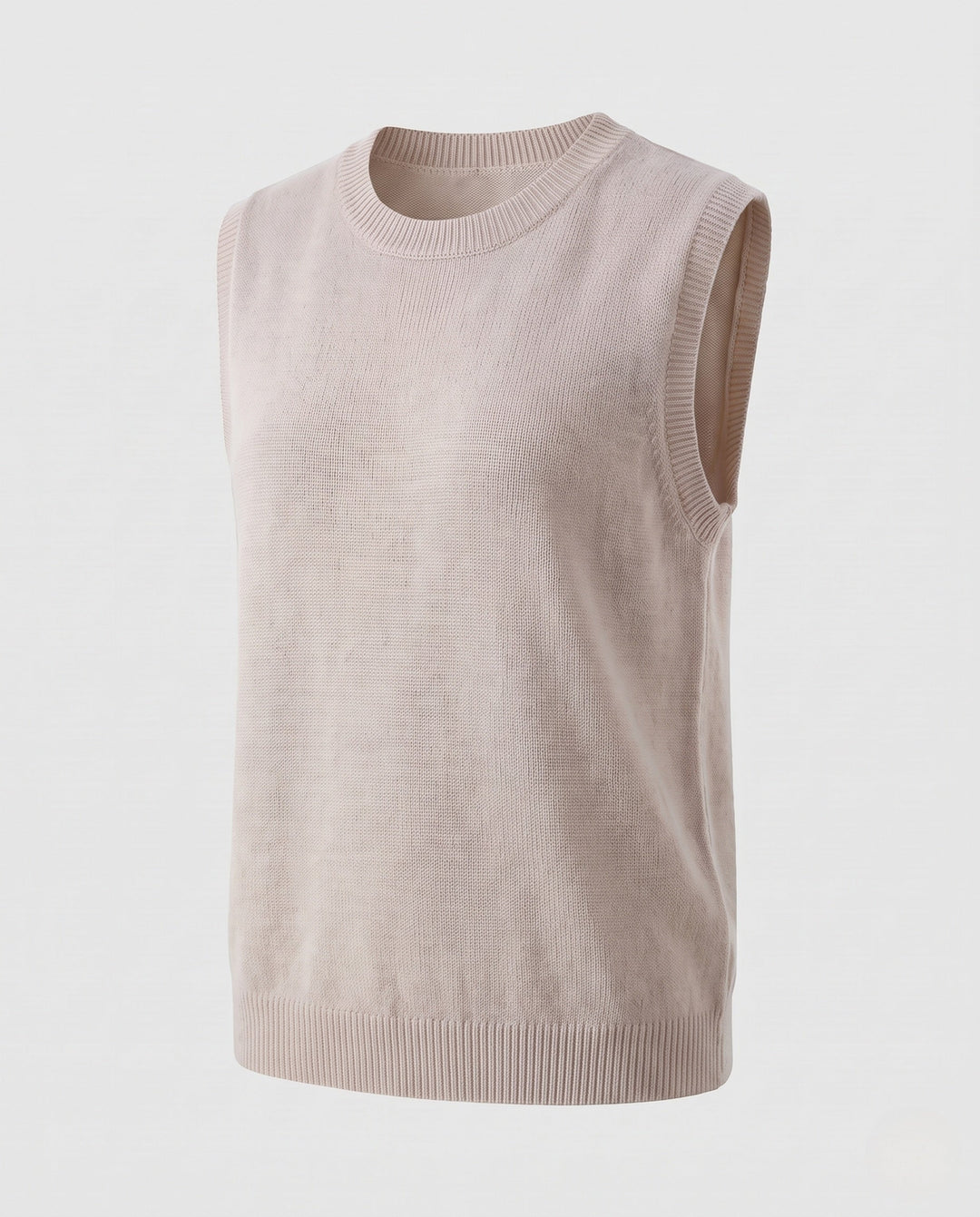 Elizabeth | Cozy Fine Knit Crewneck Sweater Vest
