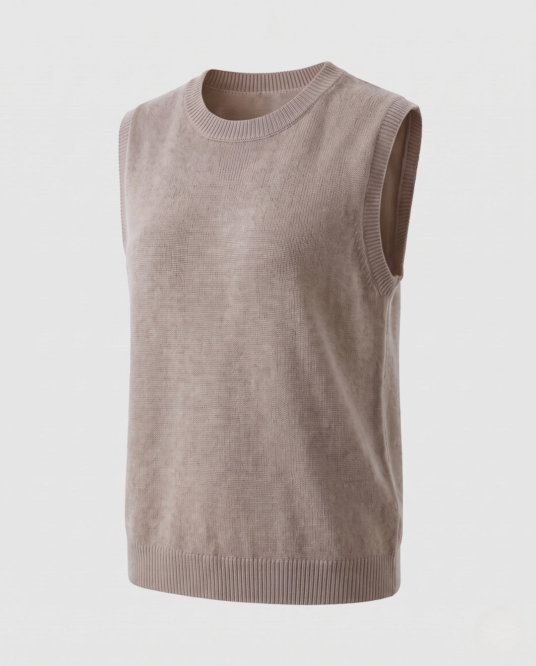 Elizabeth | Cozy Fine Knit Crewneck Sweater Vest